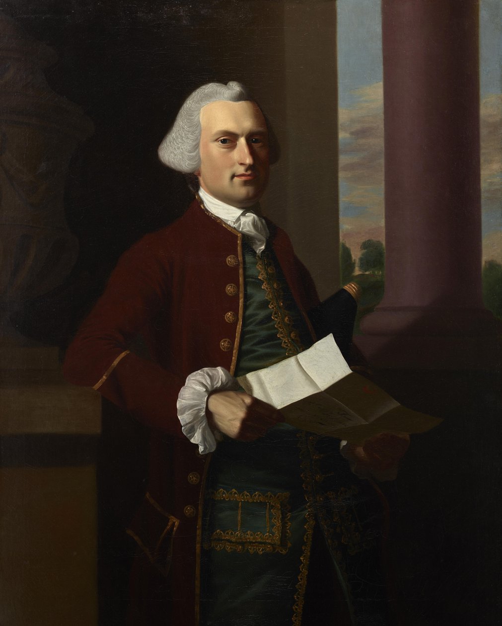 Portret van Woodbury Langdon (1739-1805) door John Singleton Copley