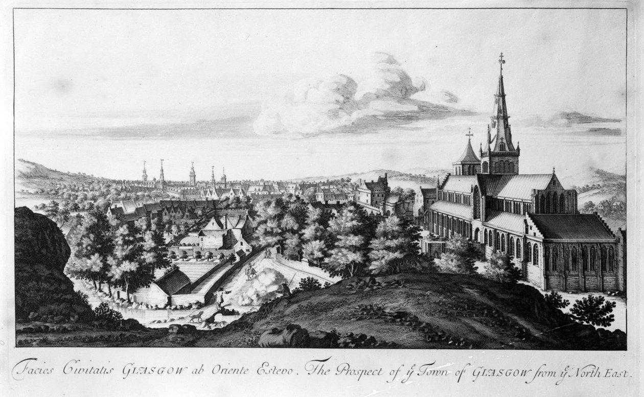 Het Uitzicht op de Stad Glasgow vanuit het Noordoosten, uit 