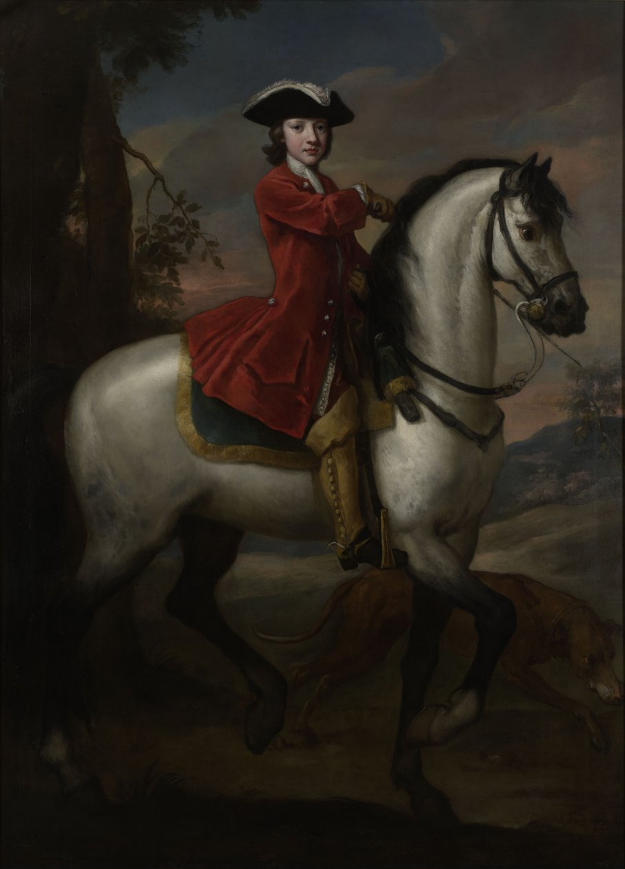 Portret van Sir Charles Spencer, 3e hertog van Marlborough (1706-1758) door John Vanderbank