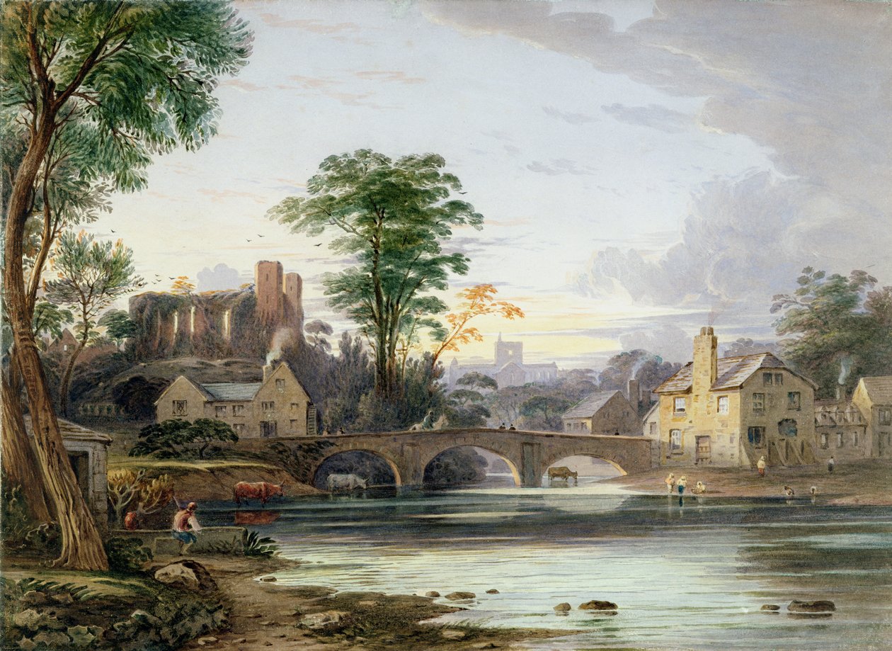 Brecon Castle door John Varley