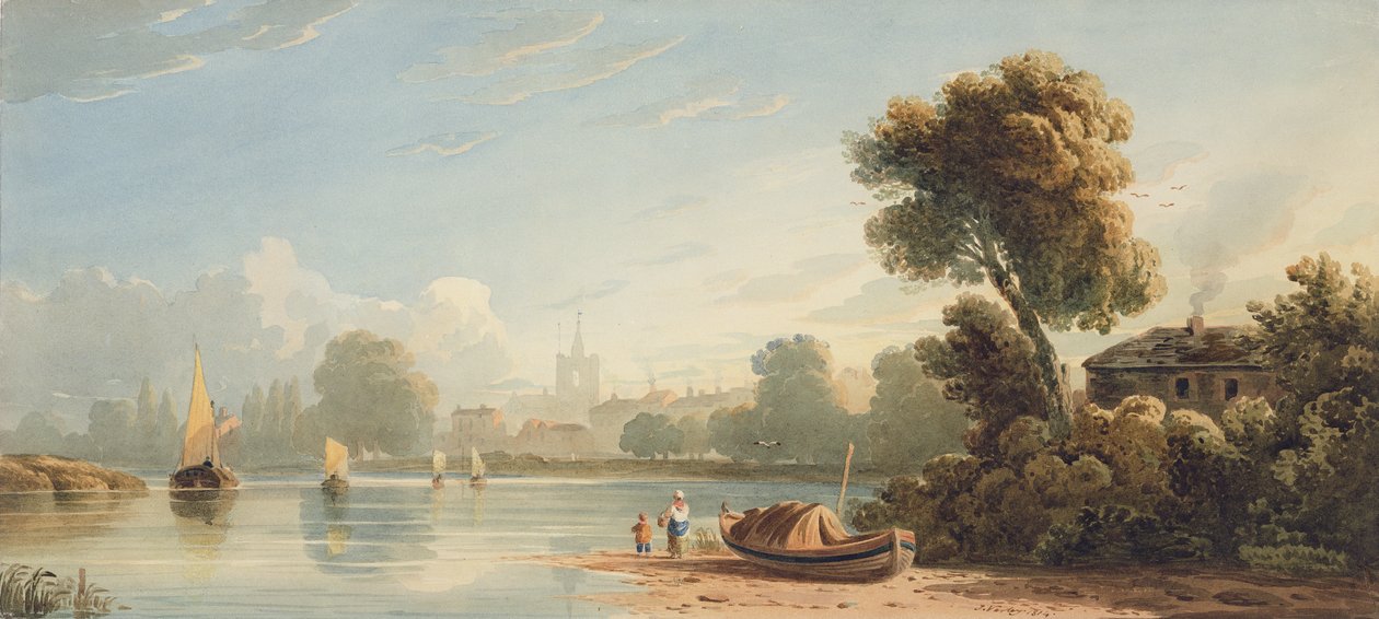 Chiswick, 1814 door John Varley