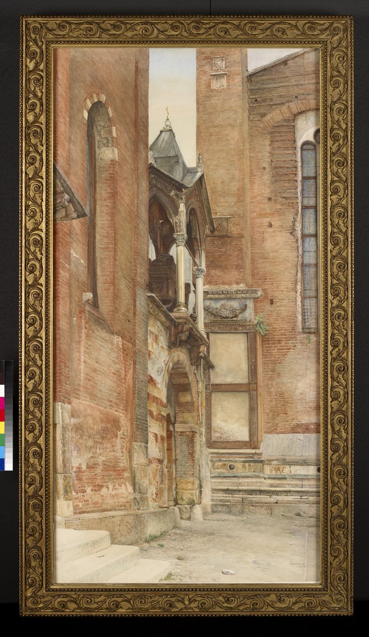 Het Castelbarco-graf, Verona, Italië, mei-augustus 1869 door John Wharlton Bunney