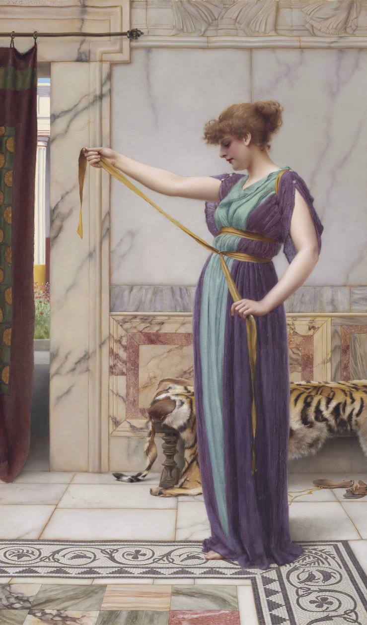 Onbekend schilderij door John William Godward
