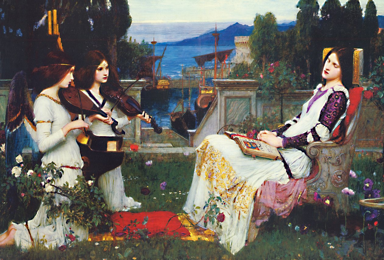 Sint Cecilia door John William Waterhouse