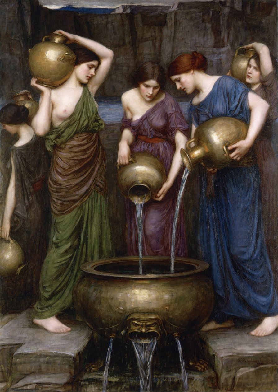 De Danaïden door John William Waterhouse