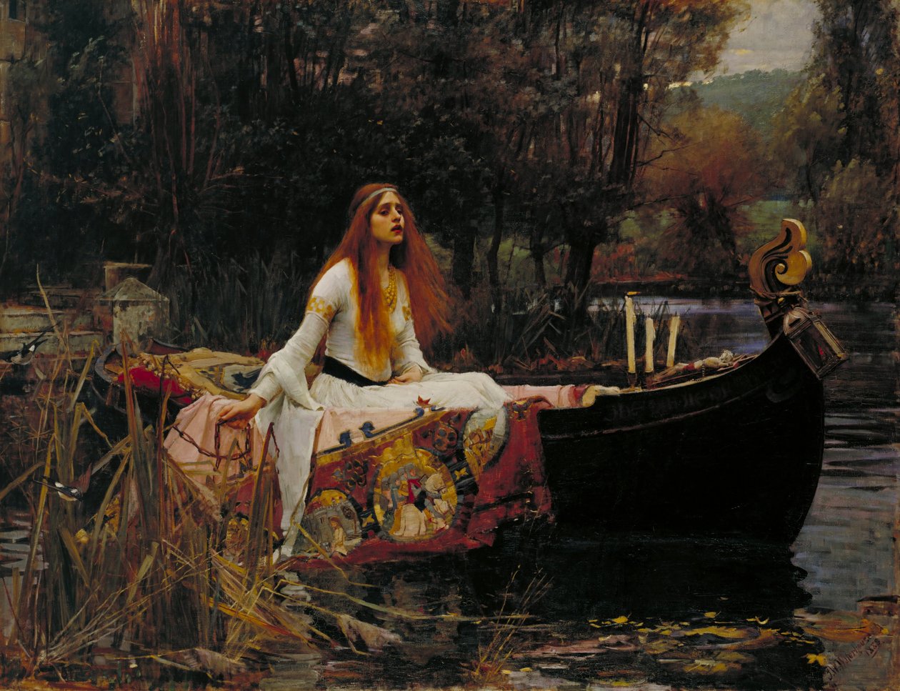 De dame van Shalott door John William Waterhouse