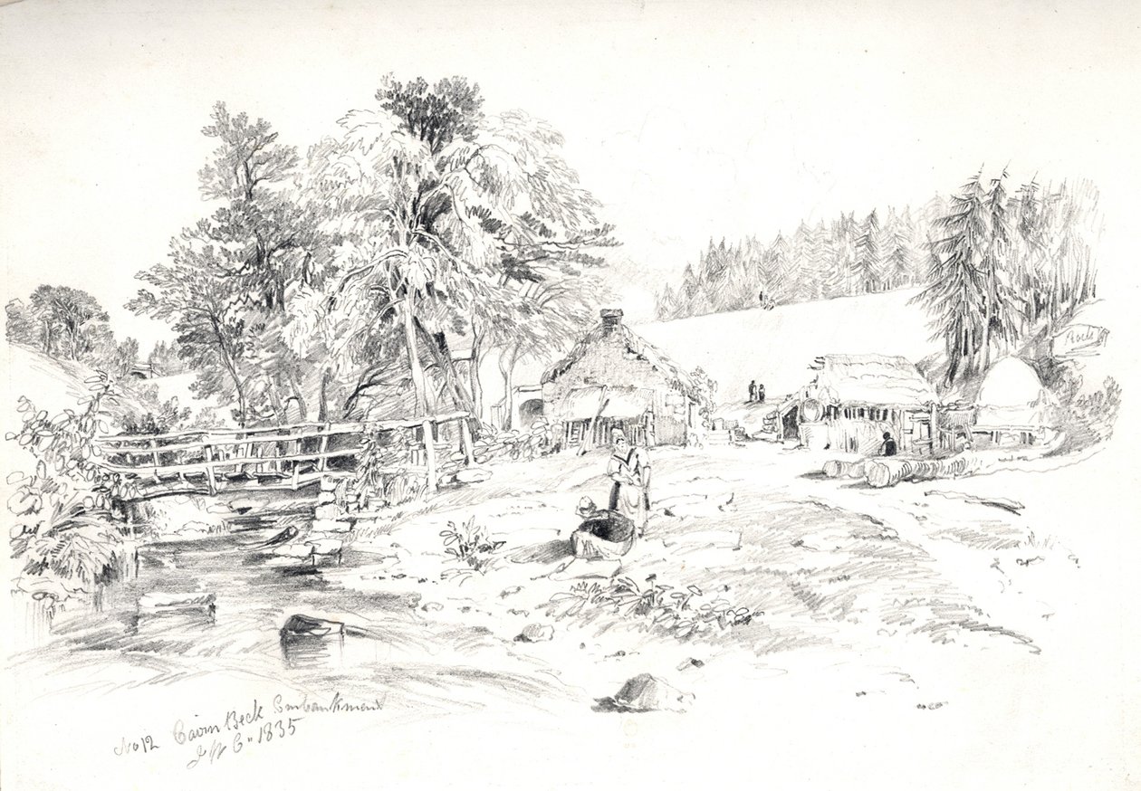 Cairn Beck Embankment, 1835 door John Wilson Carmichael