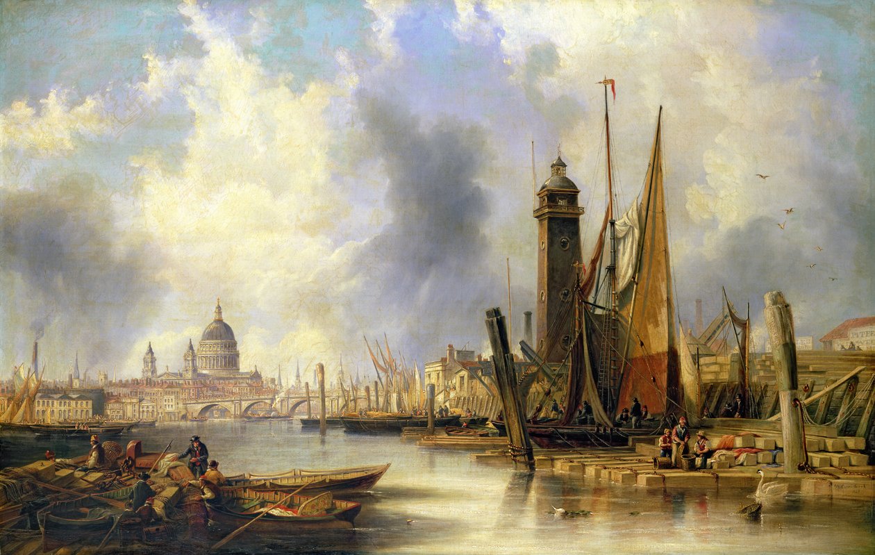 Uitzicht op Londen met St. Paul