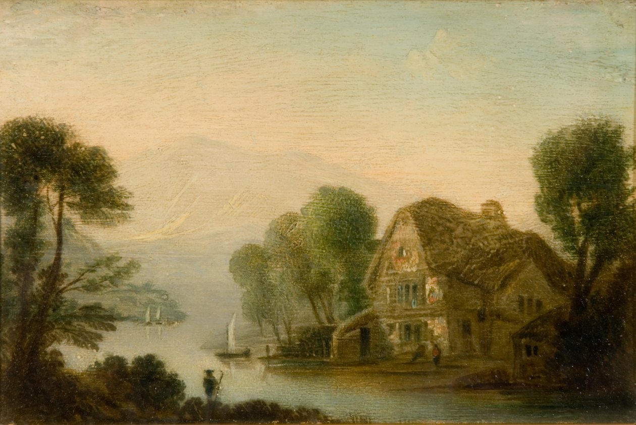 Breadlebane Veerboot, Loch Tay door John Wilson Ewbank