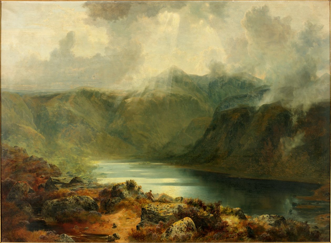 Loch Muick, Aberdeenshire, 1867 door John Wright Oakes