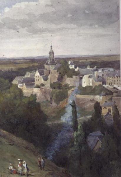 Moncontour, Bretagne door John Absolon