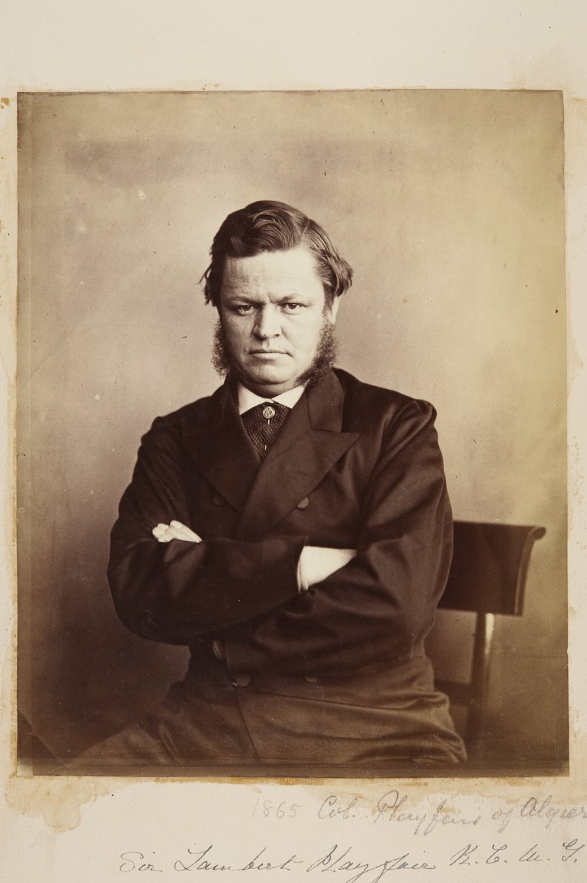 Sir Lambert Playfair door John Adamson