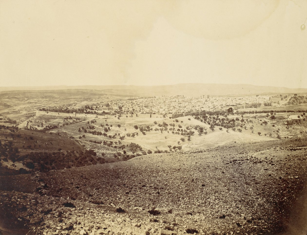 Jeruzalem, 1860s door John Anthony