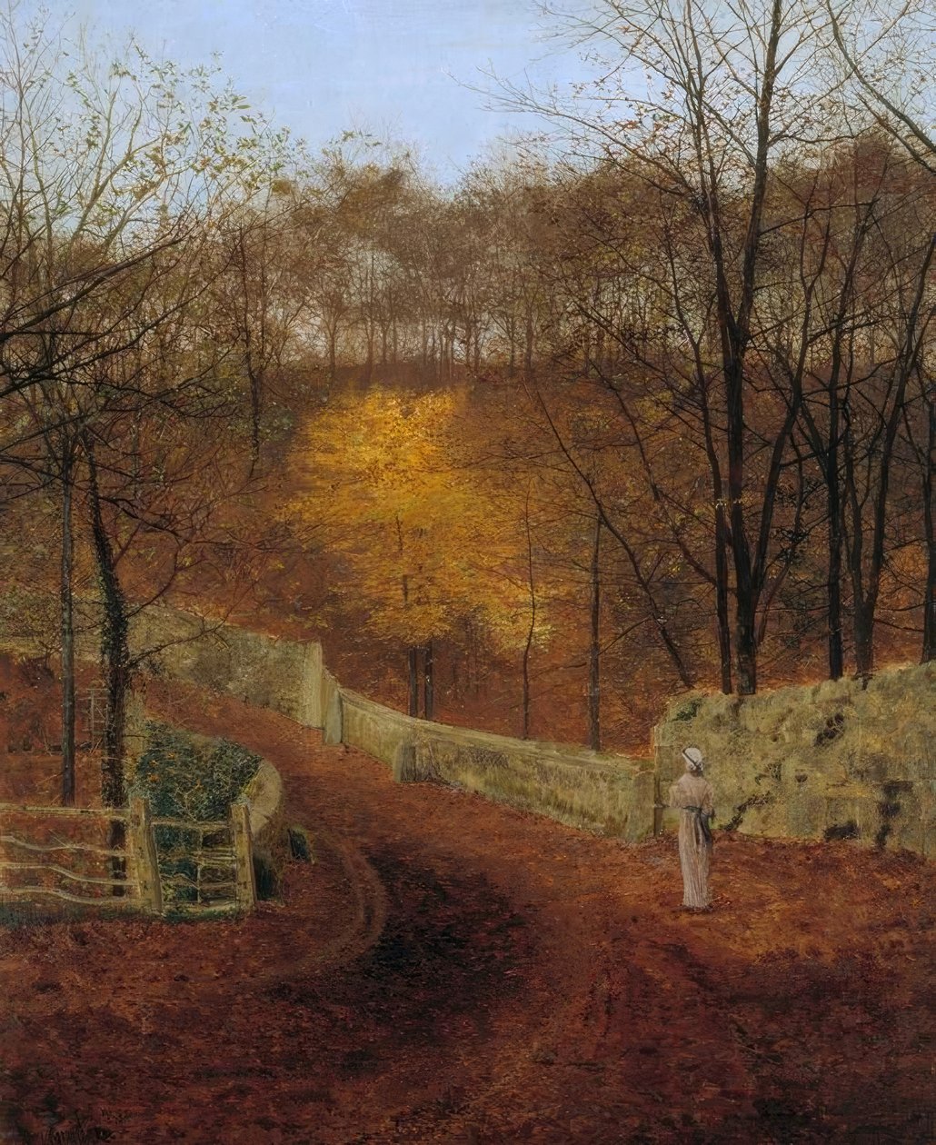 Herfst door John Atkinson Grimshaw