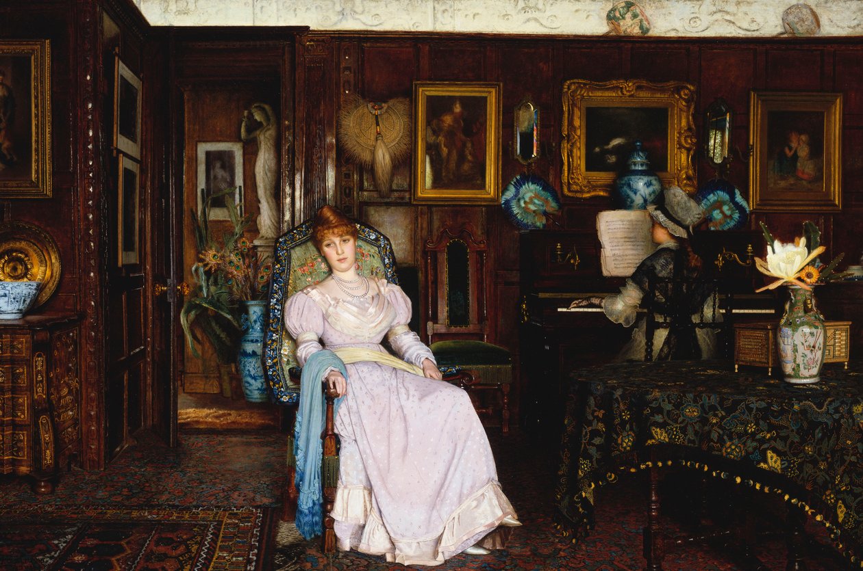 Dulce Domum door John Atkinson Grimshaw