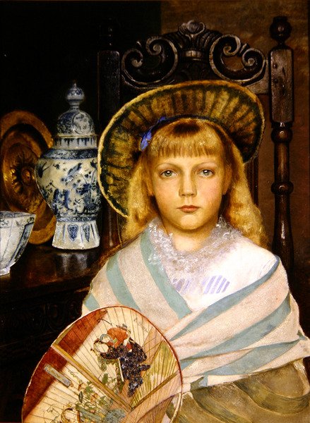 Enid door John Atkinson Grimshaw