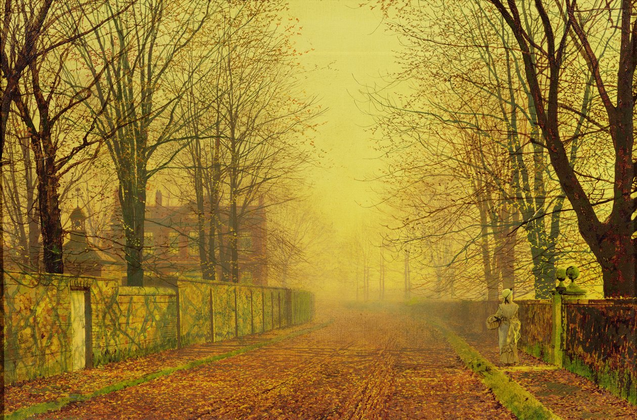 Avondgloed door John Atkinson Grimshaw
