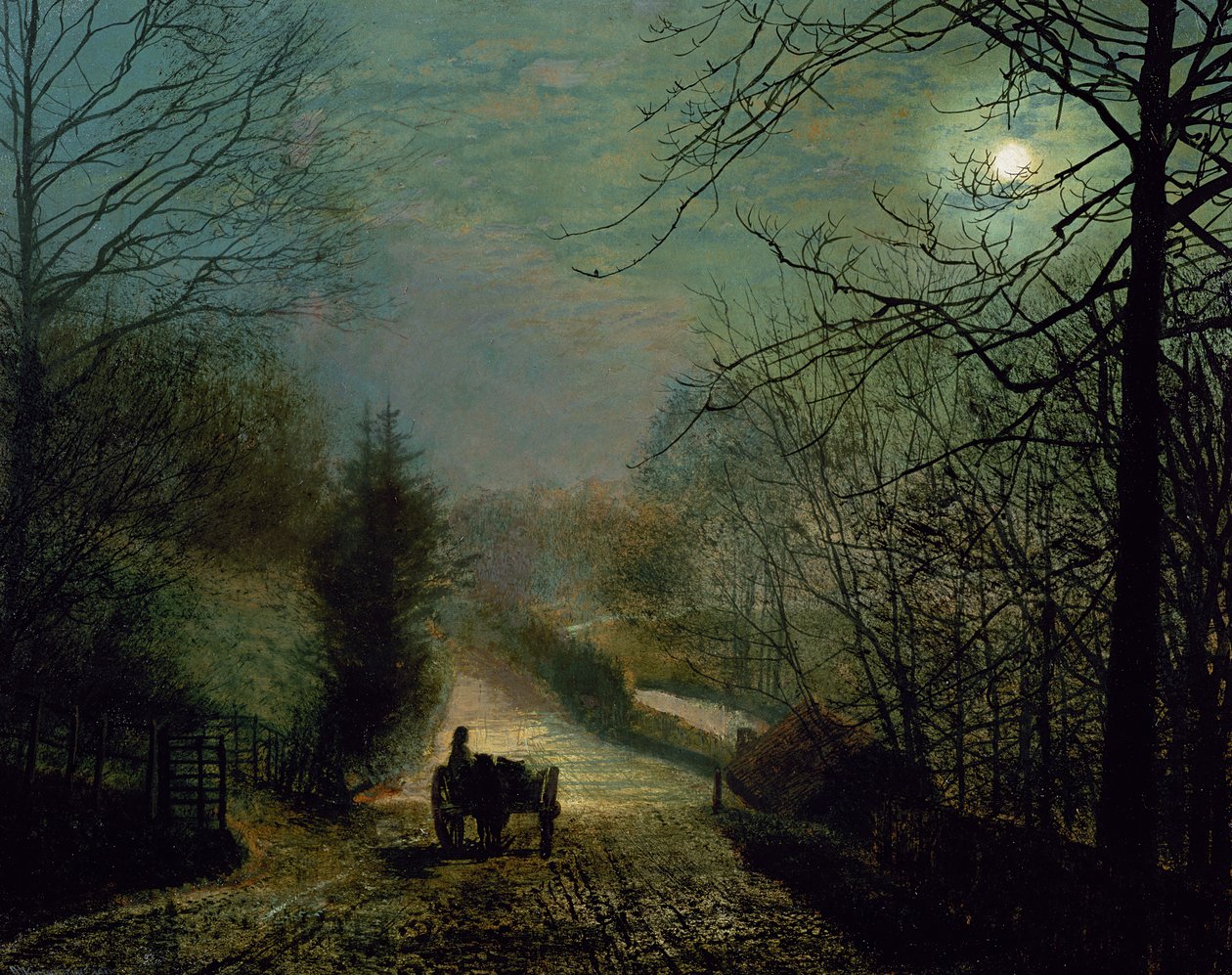 Forge Valley door John Atkinson Grimshaw