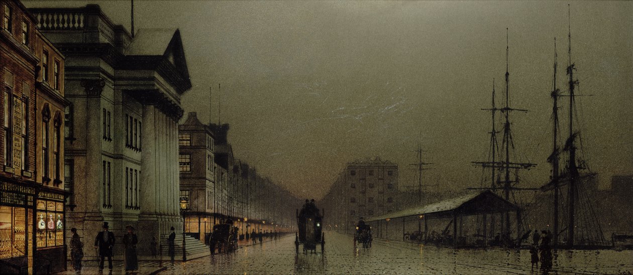 Liverpool, 1893 door John Atkinson Grimshaw