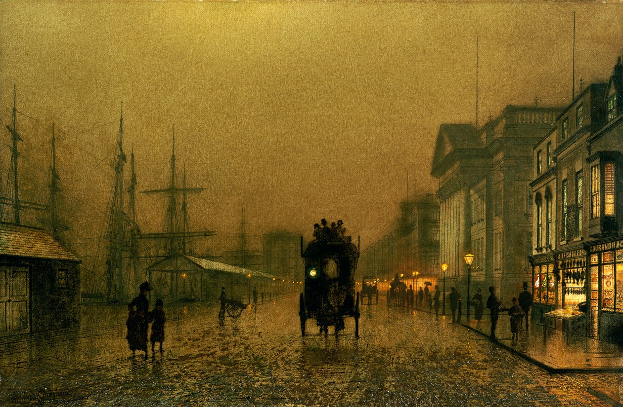 Salthouse Dock, Liverpool door John Atkinson Grimshaw