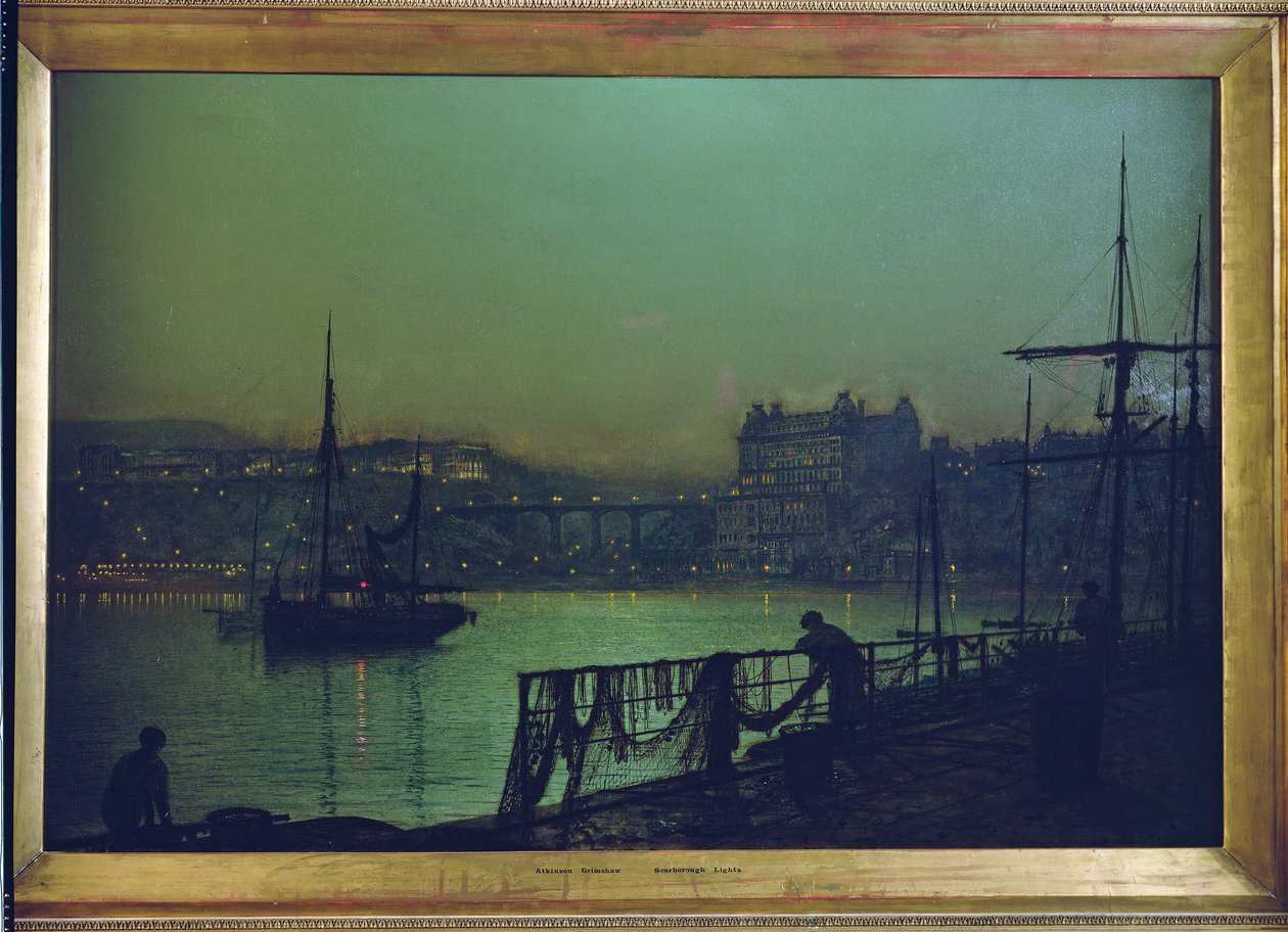 Scarborough: Lichten door John Atkinson Grimshaw