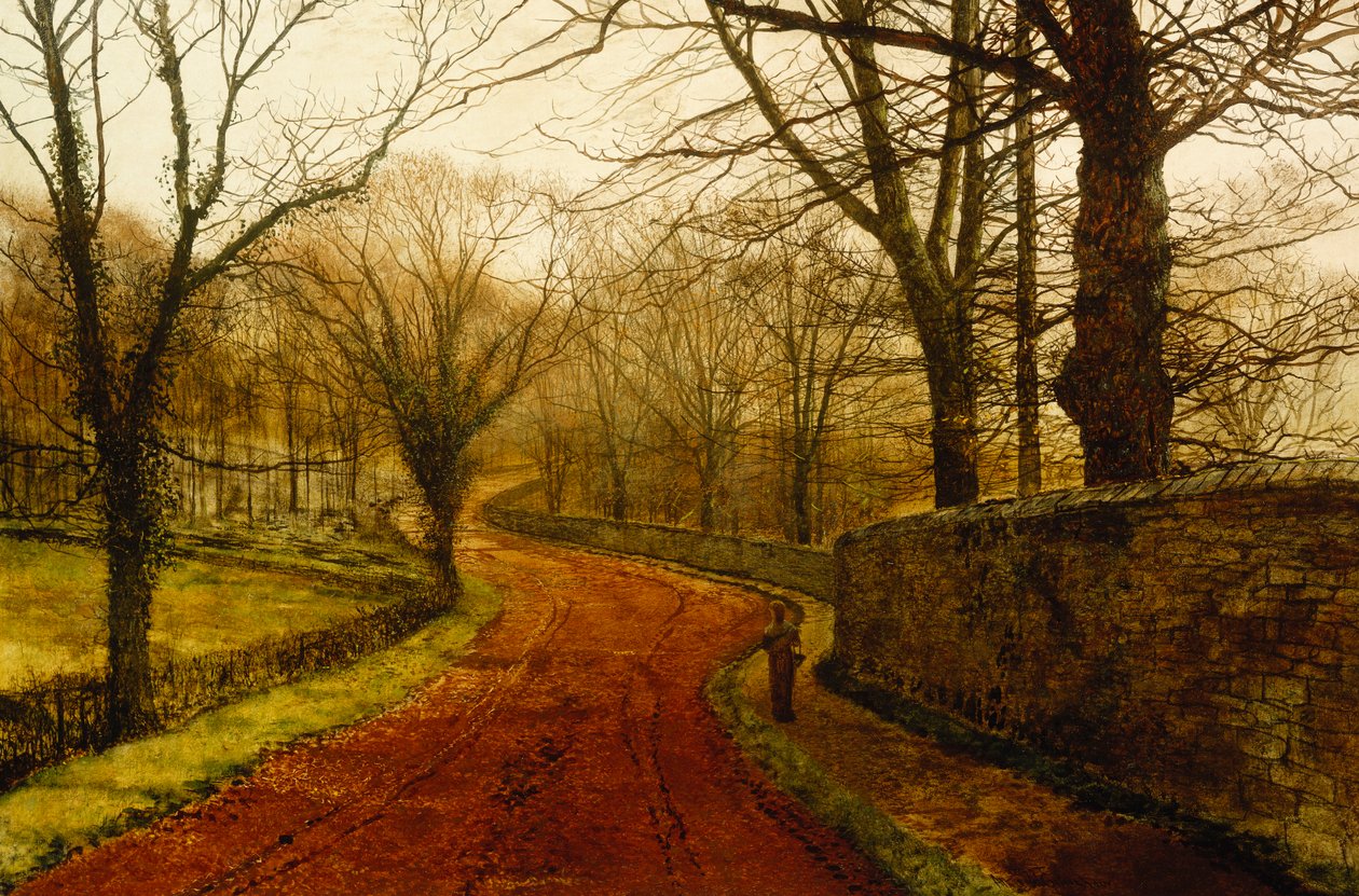 Stapleton Park, Pontefract, 1877 door John Atkinson Grimshaw