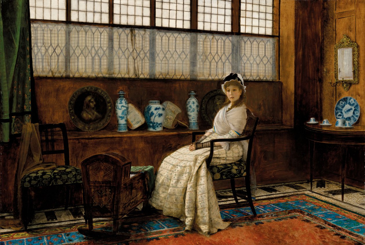 Het Wiegelied door John Atkinson Grimshaw