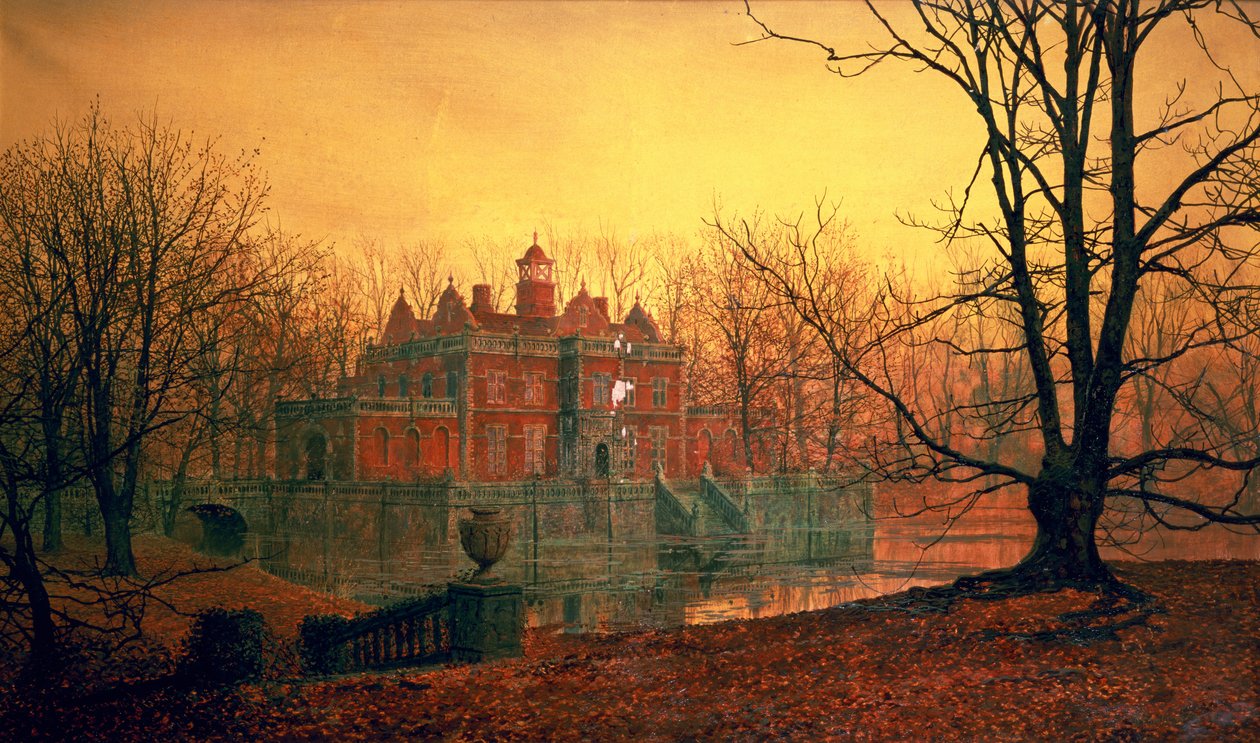 Het Spookhuis door John Atkinson Grimshaw