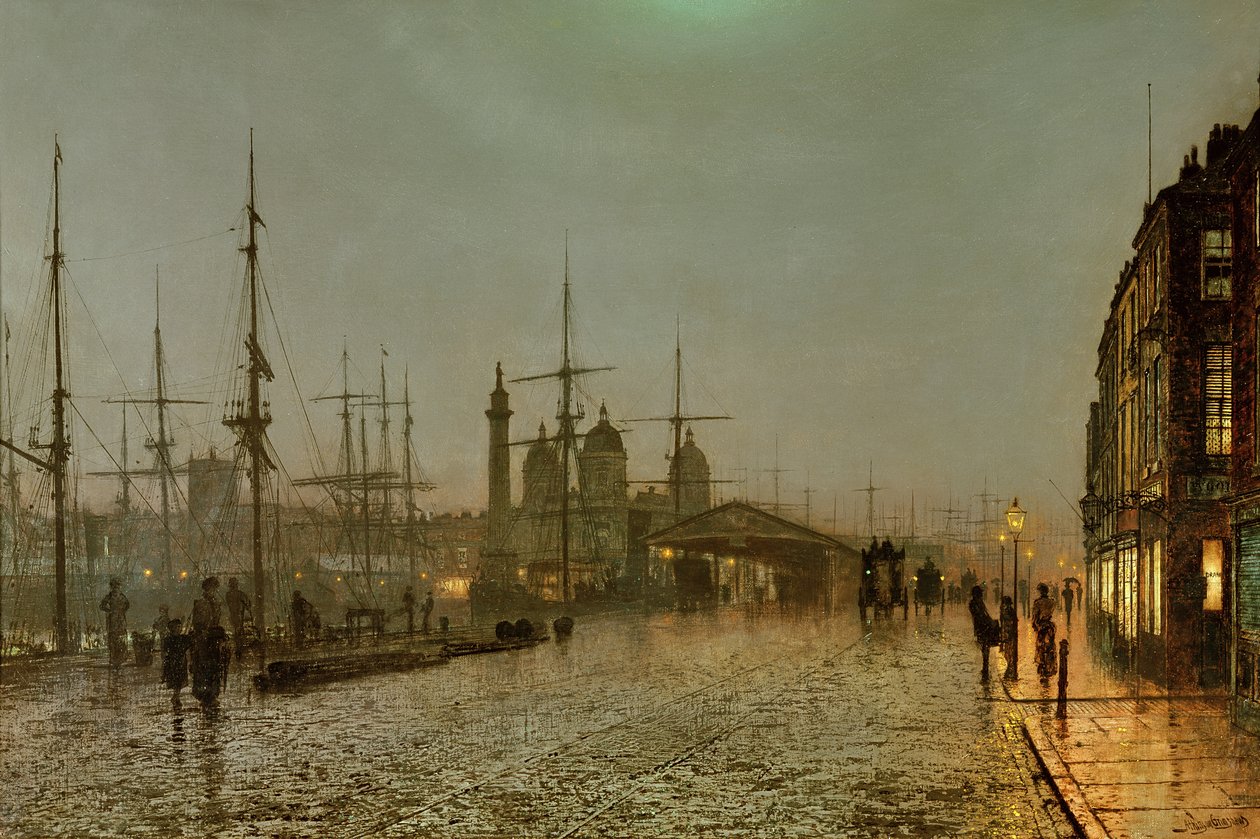 Onbekend schilderij door John Atkinson Grimshaw