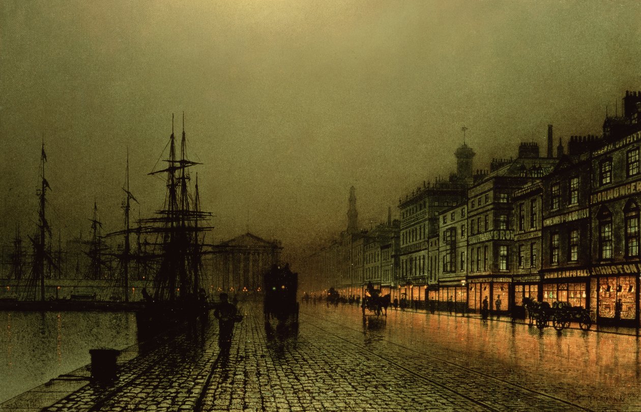 Onbekend schilderij door John Atkinson Grimshaw