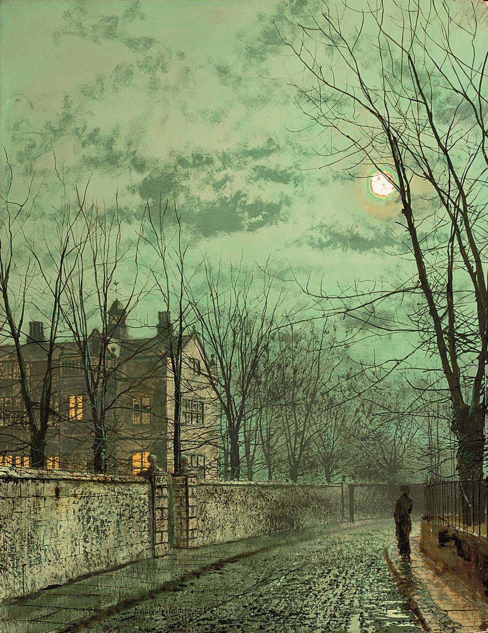 Onder de maanstralen door John Atkinson Grimshaw