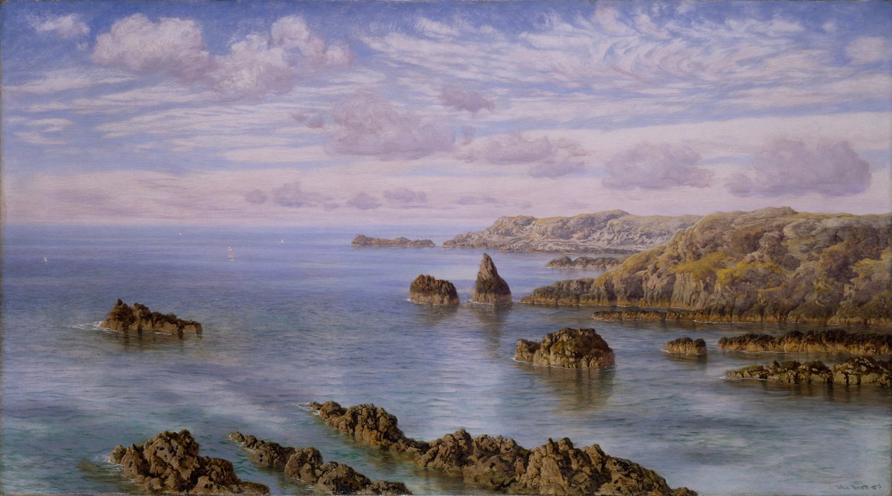 Zuidkust van Guernsey door John Brett