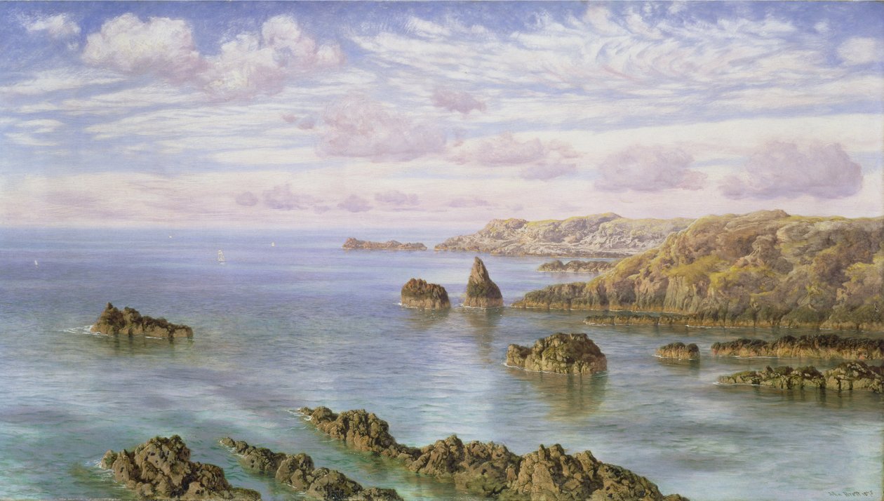 De Zuidkust van Guernsey door John Brett