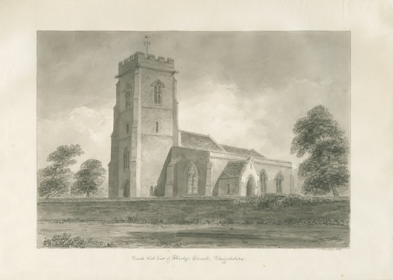 Aldridge Kerk door John Buckler