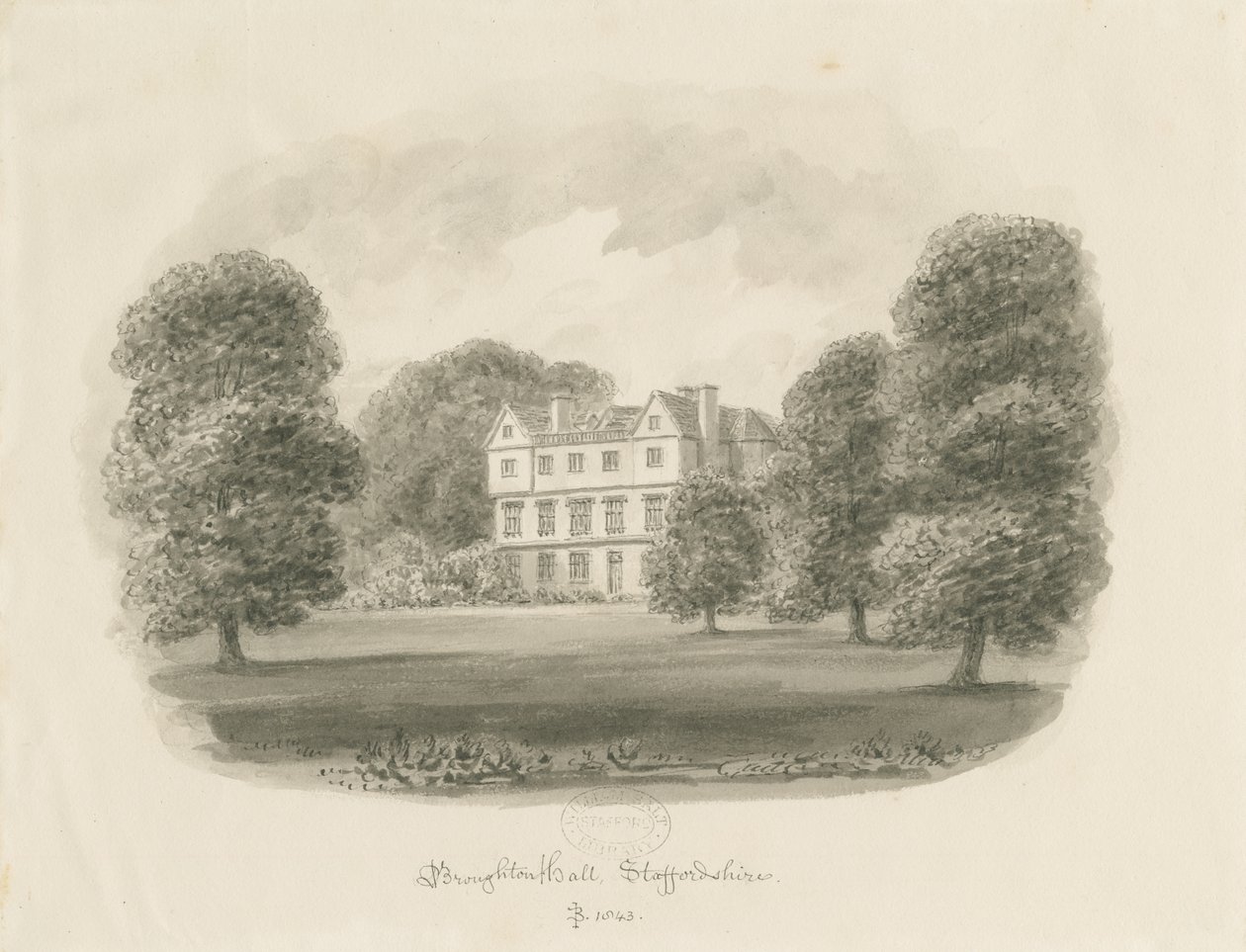 Broughton Hall door John Buckler