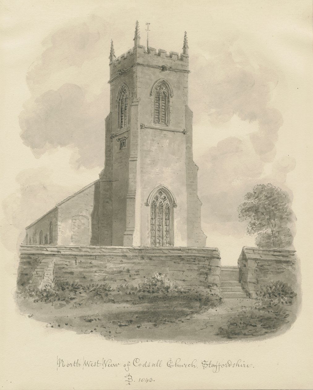 Codsall Kerk door John Buckler