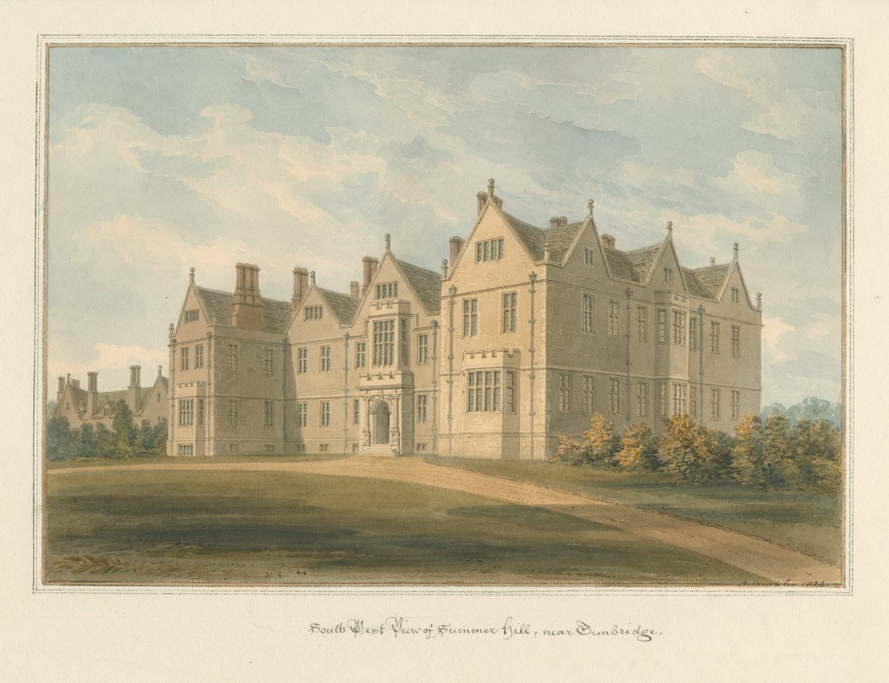 Kent - Tunbridge - Somerhill door John Buckler