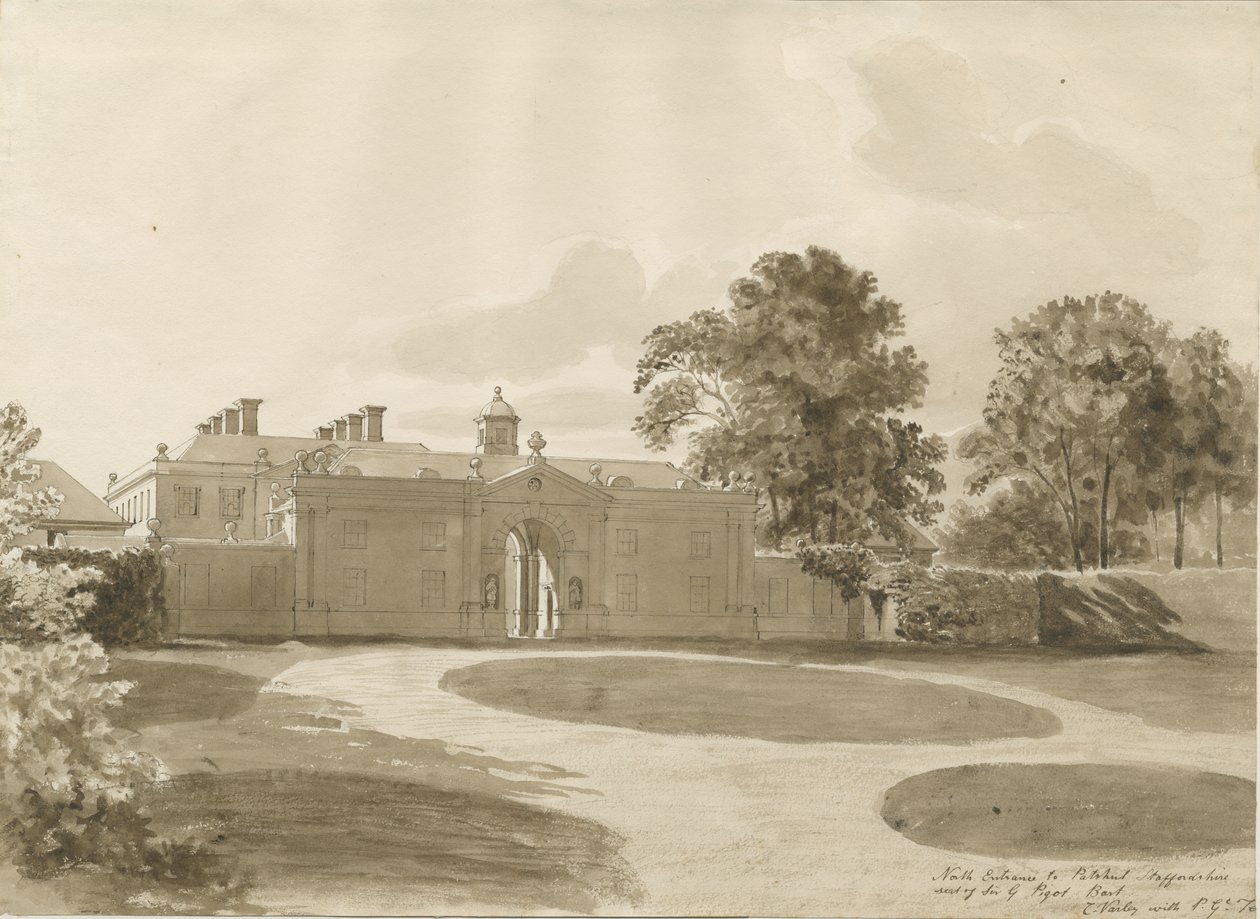 Patshull Huis door John Buckler