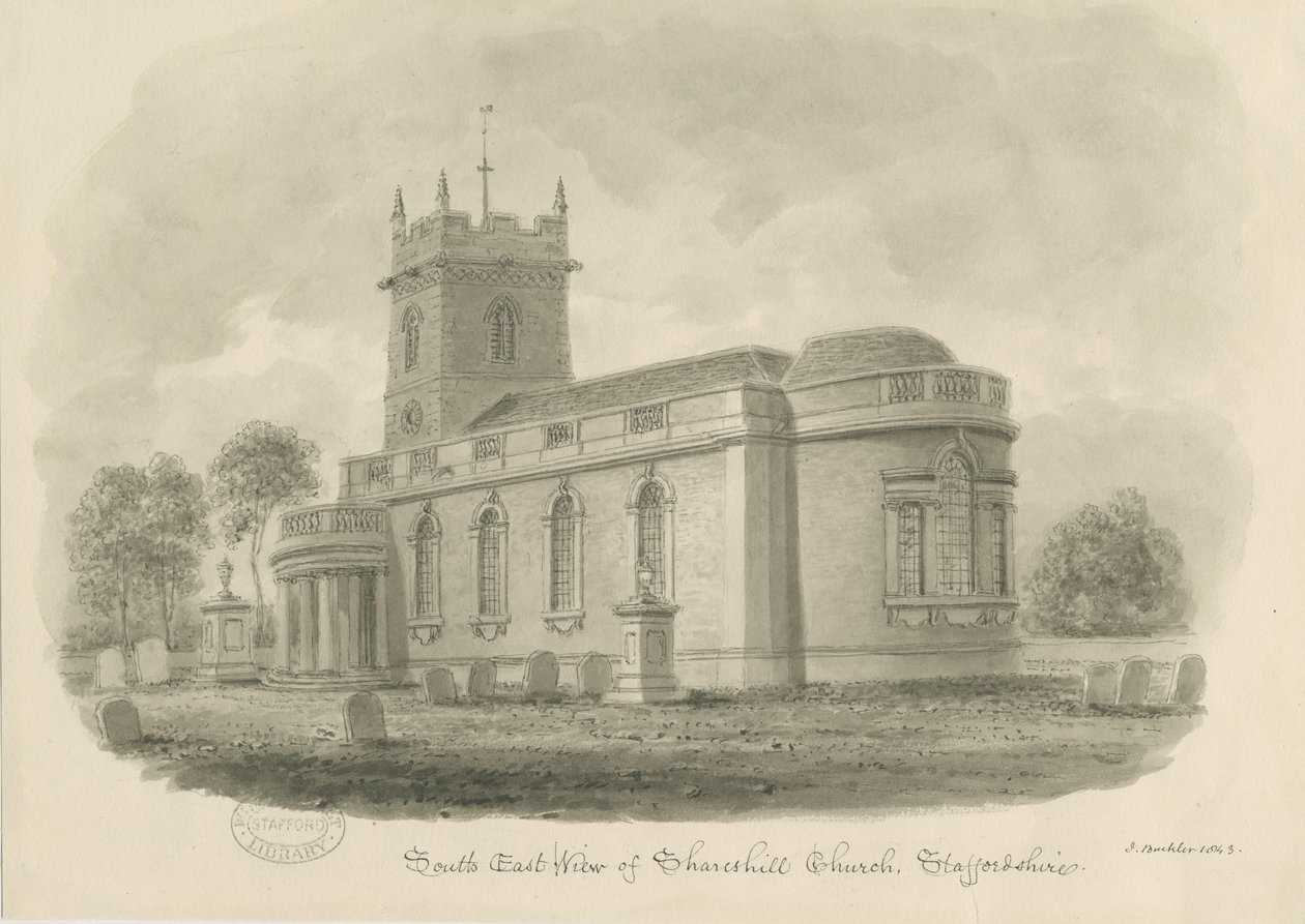 Shareshill Kerk door John Buckler