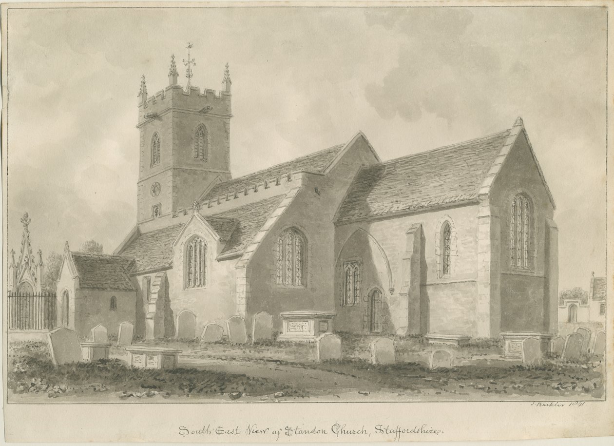 Standon Kerk door John Buckler