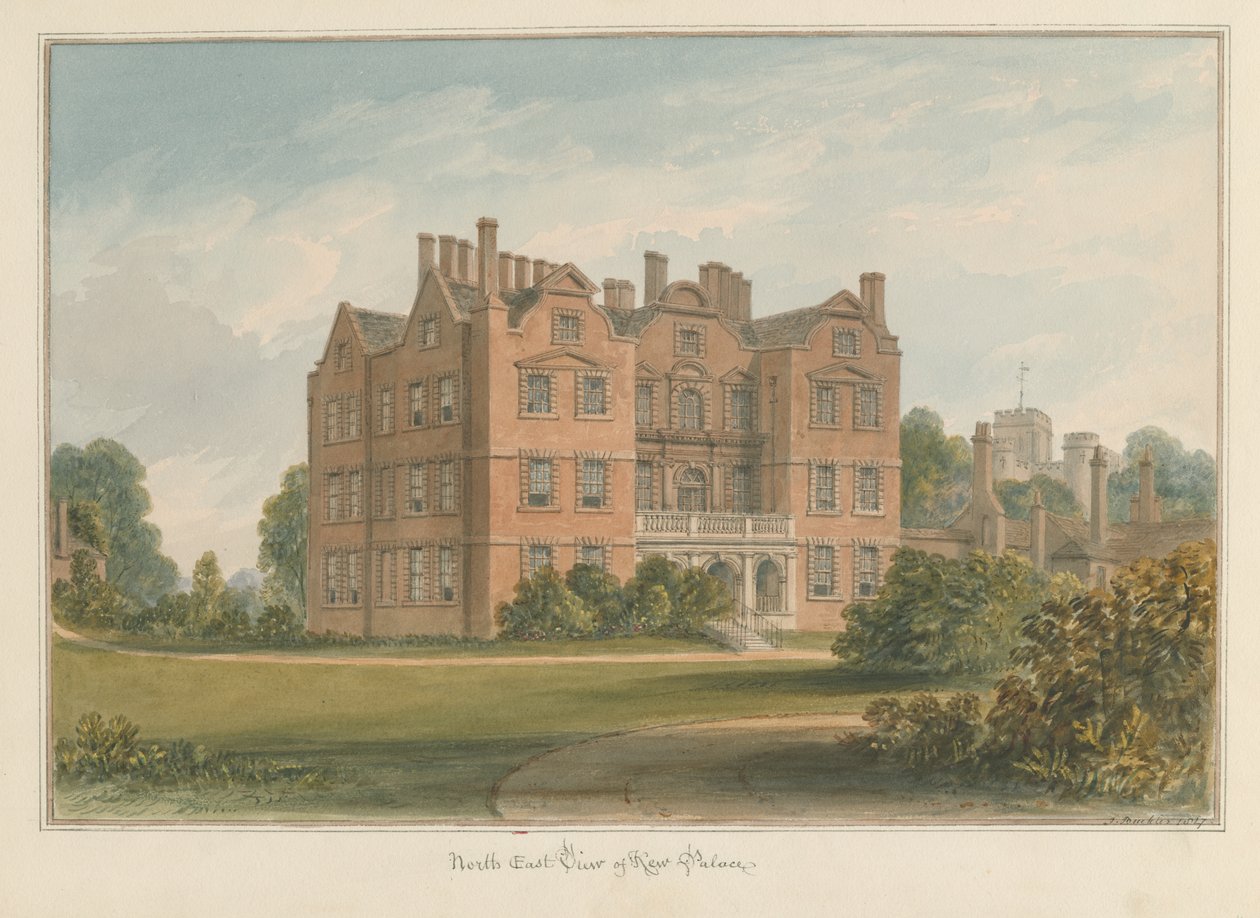 Surrey - Kew Paleis door John Buckler