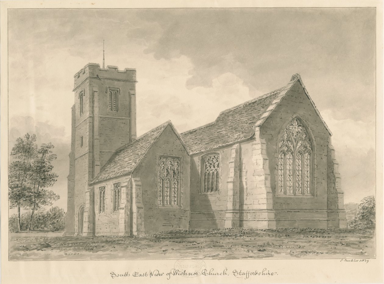 Wichnor Kerk door John Buckler