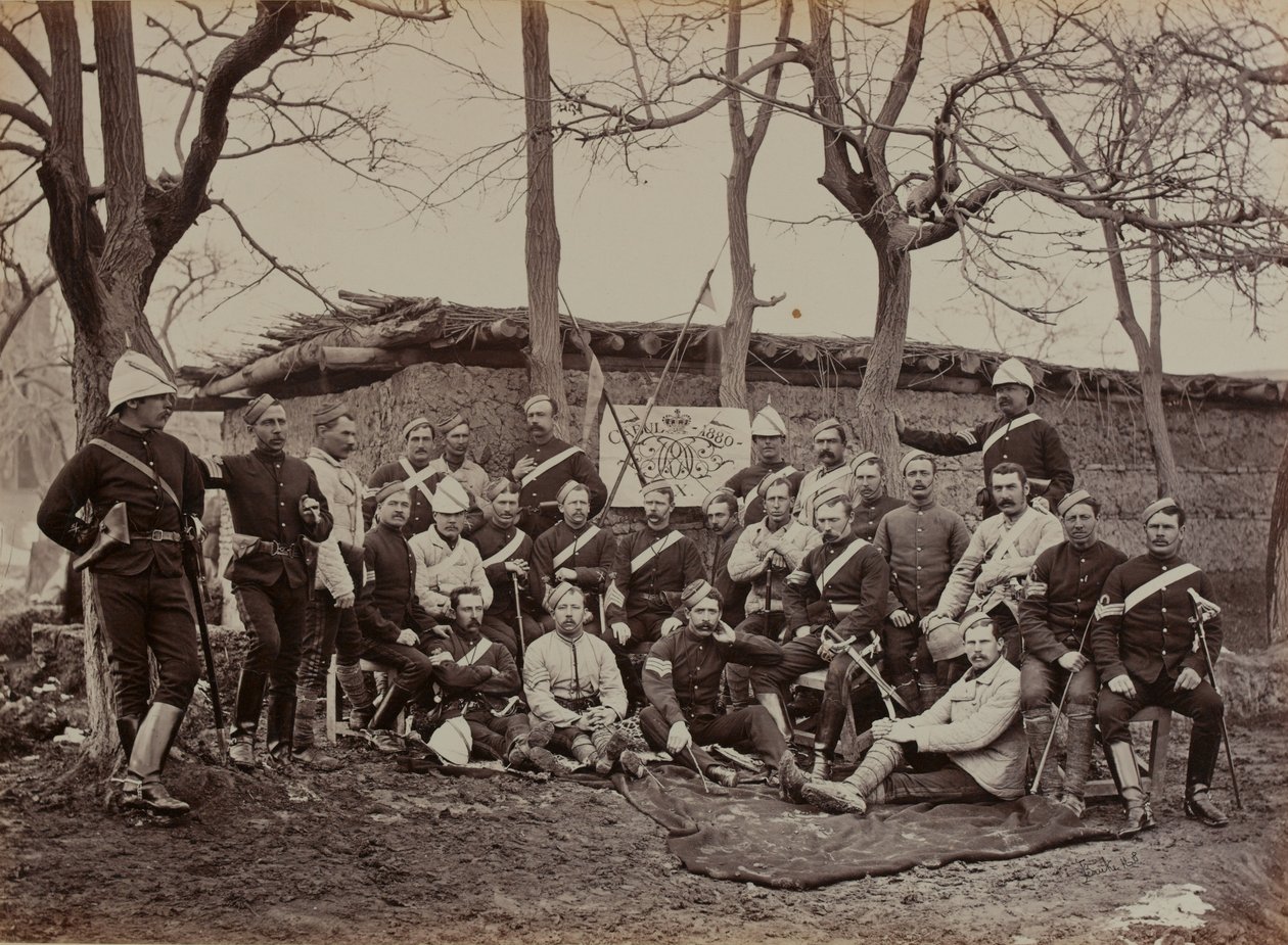 Sergeanten van de 9e Lancers, Kabul door John Burke