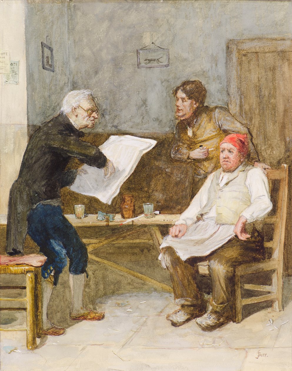 Geanimeerde Politici, 19e eeuw door John Burr