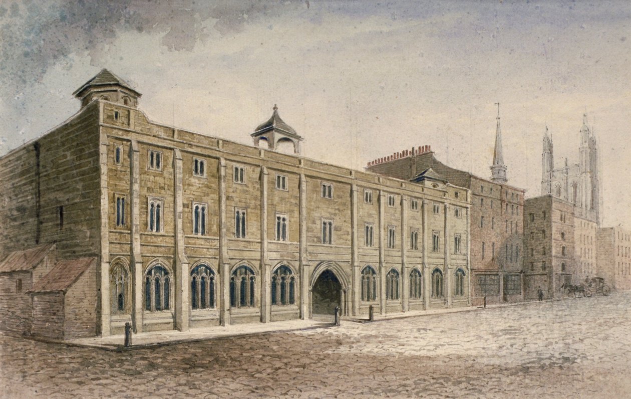Leadenhall, City of London, 1785 door John Carter