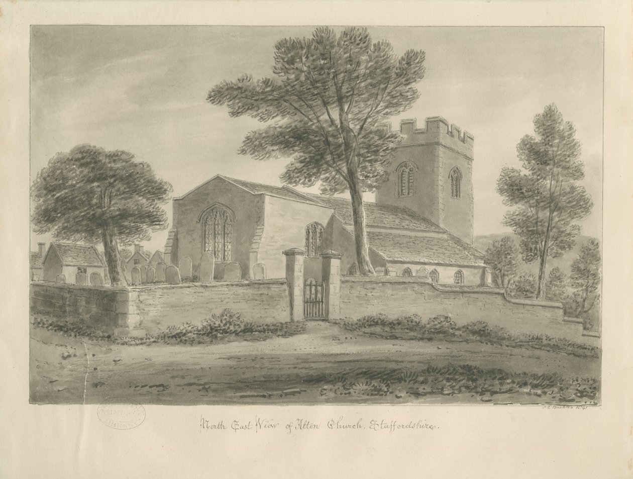 Alton Kerk door John Chessell Buckler