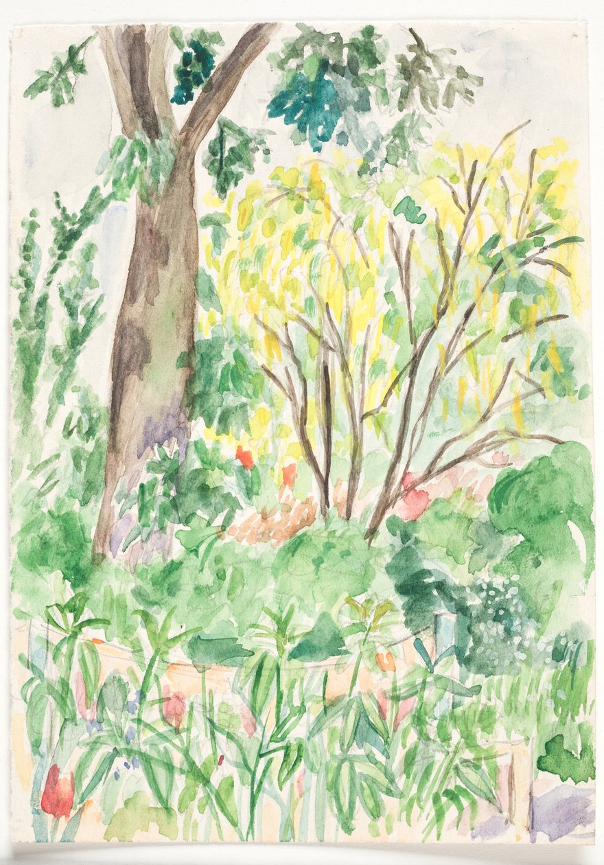 Goudenregen in een Tuin door John Christensen