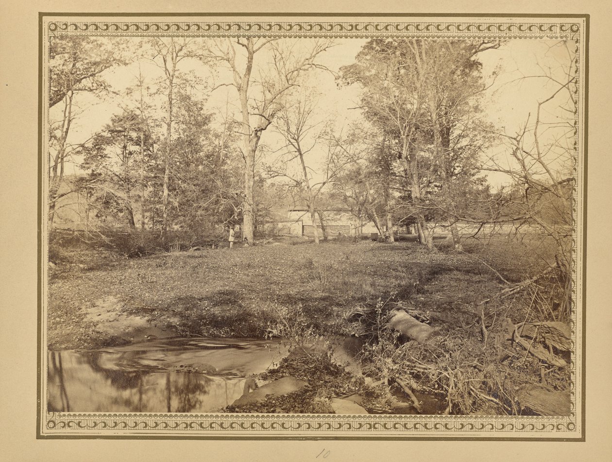 Crum Creek. Delaware Co Pa door John Coates Browne