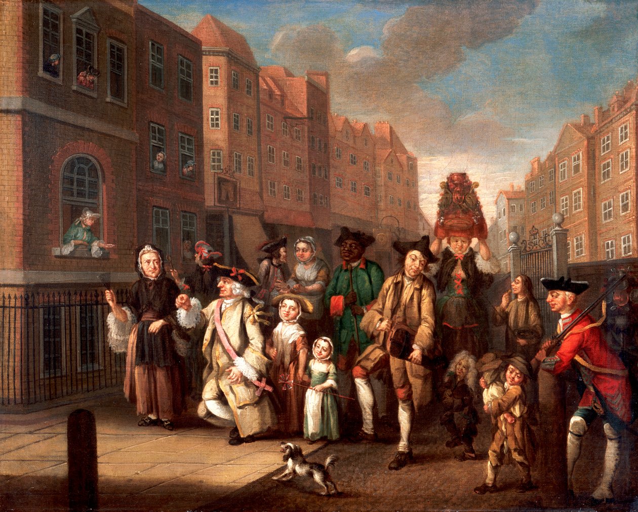 Meiochtend, ca. 1760 door John Collet