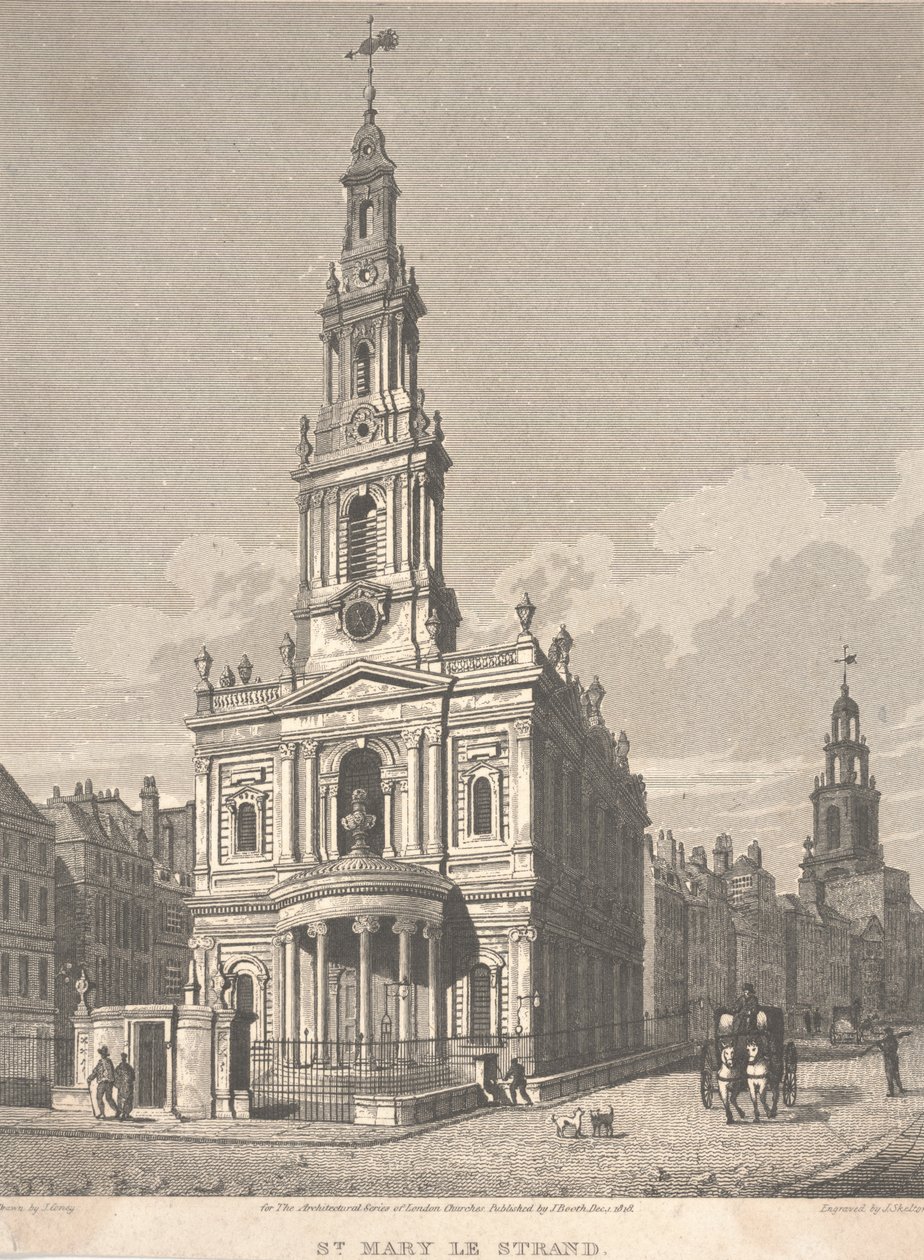 St. Mary Le Strand door John Coney